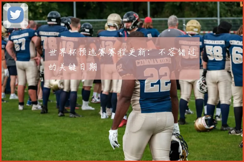 世界杯预选赛赛程更新:不容错过的关键日期