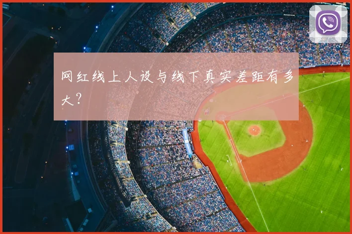 网红线上人设与线下真实差距有多大?